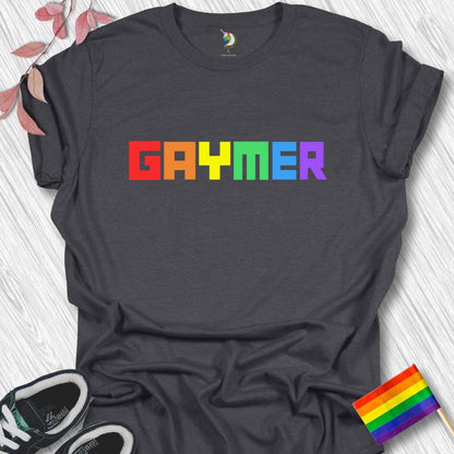 Square Rainbow Gaymer Unisex T-Shirt